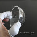 Lente de cúpula de vidro ótico de 100 mm de diâmetro